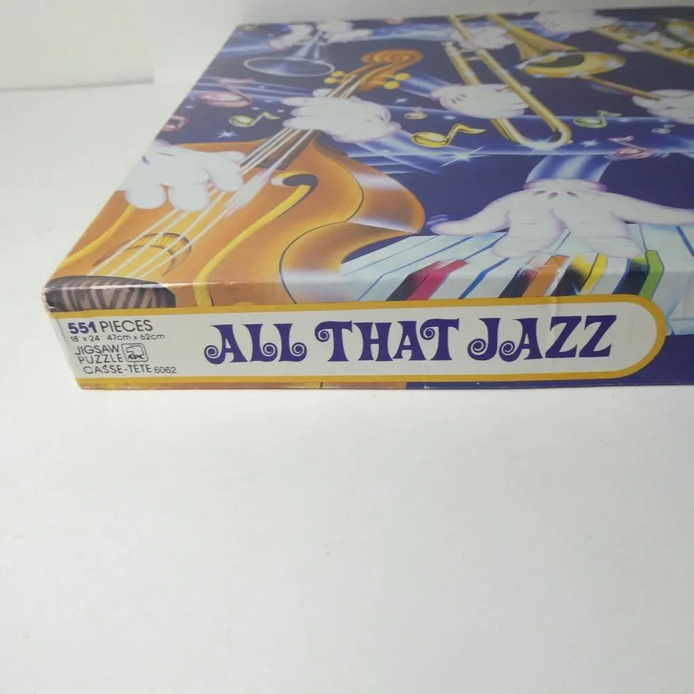 Lisa Frank Puzzle All That Jazz Musical 551 Piece Vintage 1985